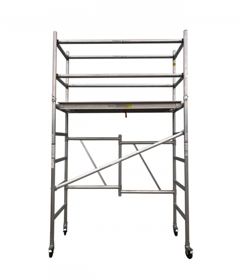 3M Aluminium Foldable Mobile Scaffold Tower - Single Width