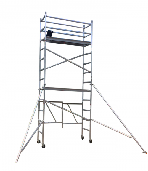 5M Mobile Foldable Scaffold Tower - Single Width