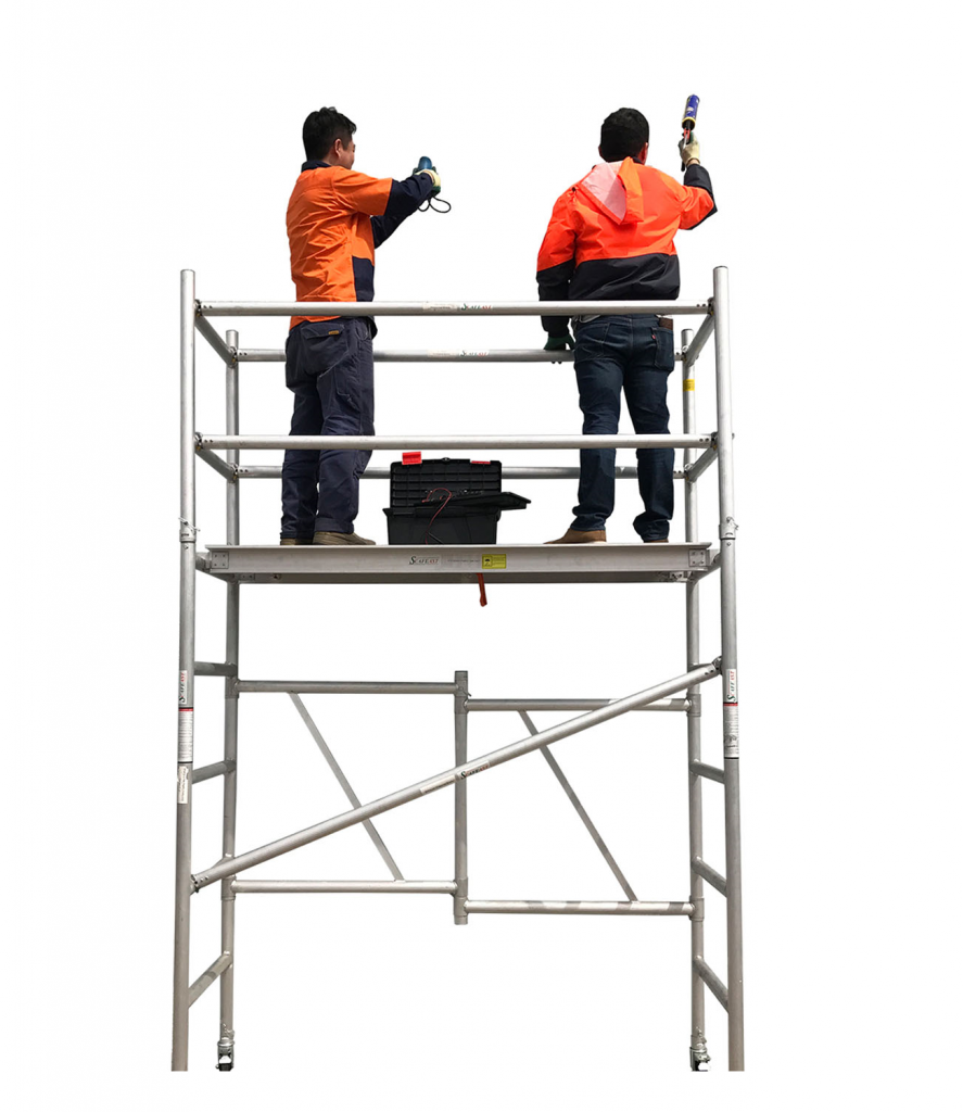building a scaffold tower