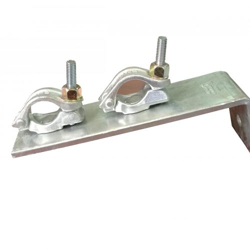 Wall tie bracket double coupler scafeast