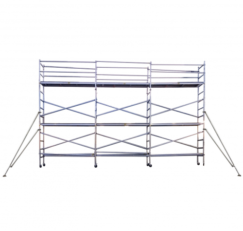 Aluminium Scaffold Tower 5M – Three Bays