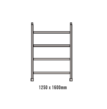 mobile scaffold 1.6m ladder frame